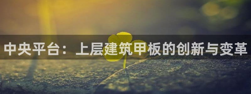 清远顺盈广场娱乐：中央平台：上层建筑甲板的创新与变革